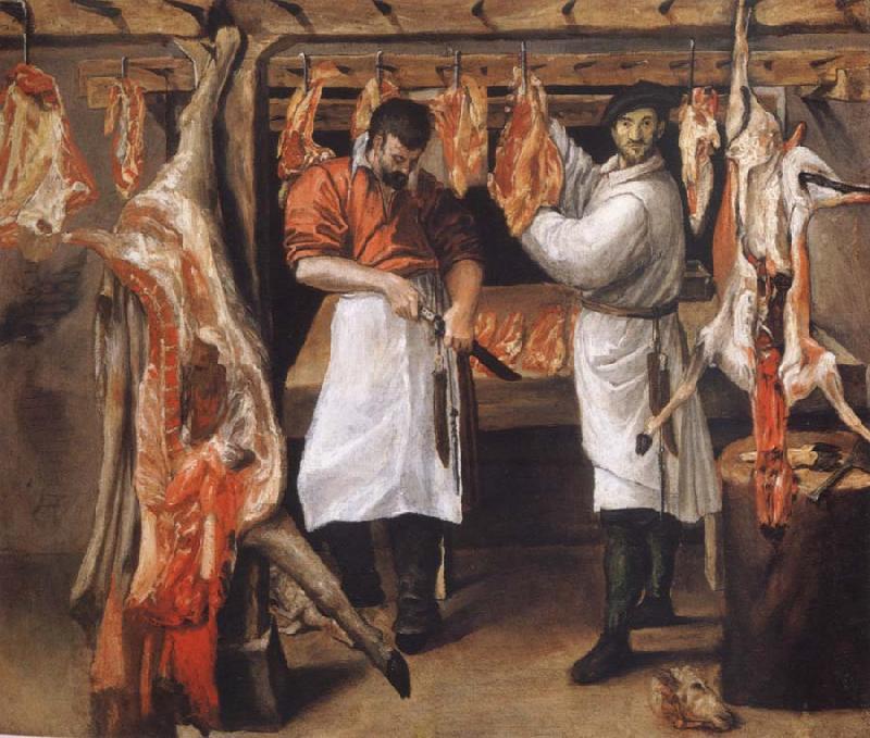 Annibale Carracci the butcher store China oil painting art